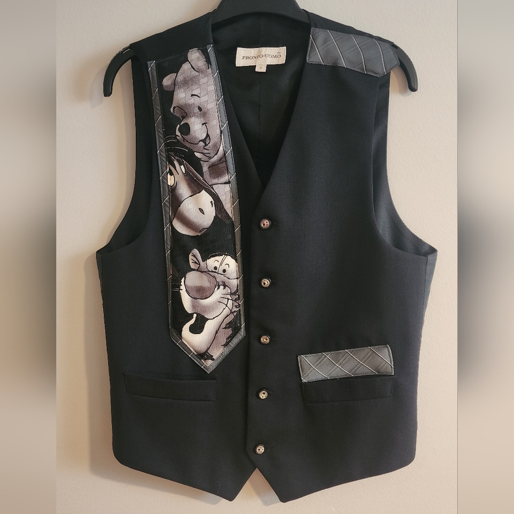 Unique Upcycled Winnie the Pooh Vest